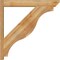 Ekena Millwork Funston Slat Rough Sawn Outlooker, Western Red Cedar, 6"W x 38"D x 38"H OUT06X38X38FST06RWR - alternate 3